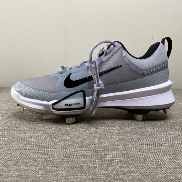 Nike Force Zoom Trout 9 Pro Baseball Cleats Men\'s 8 Pewter Wolf Grey FB2907-002 main image 6